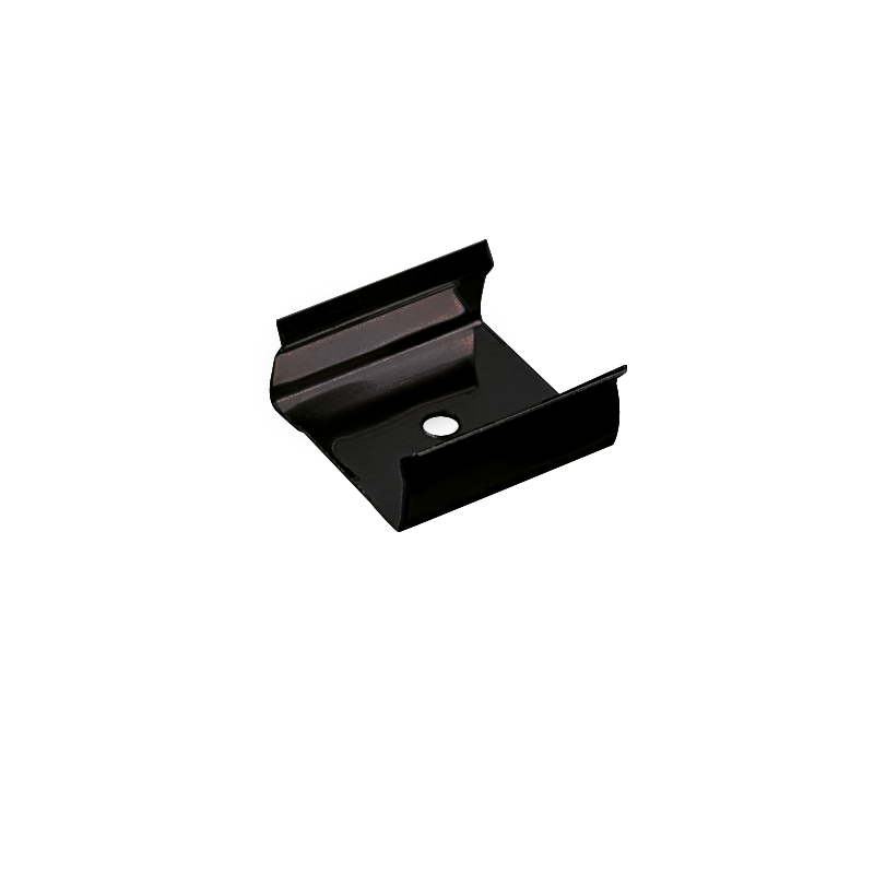 BLACK METAL MOUNTING CLIP FOR PROFILES P108* & P109* MC108109B
