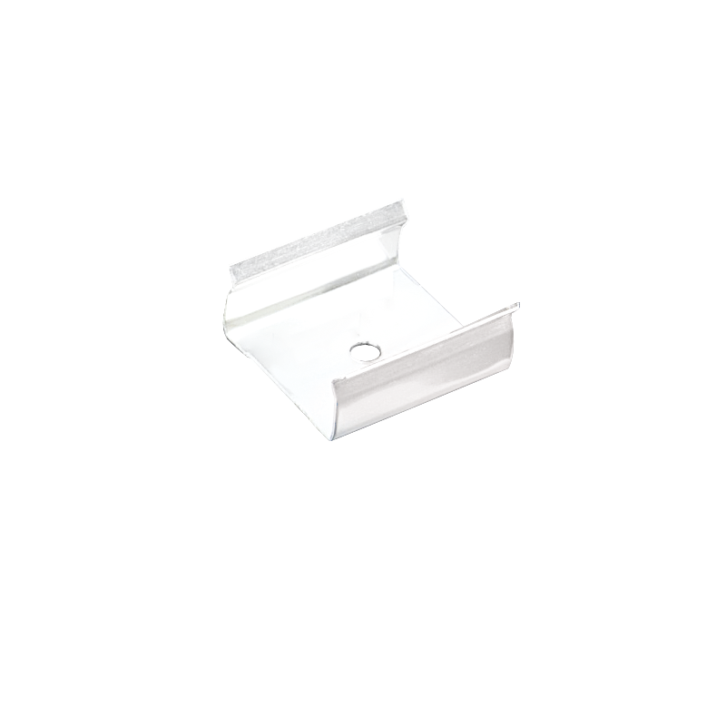 WHITE METAL MOUNTING CLIP FOR PROFILES P108* & P109* MC108109W