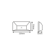 LUMINAIRE GREY PC-PIR SENSOR max6m 230V IP65 6W3.000K 350lm SLIM22PIR