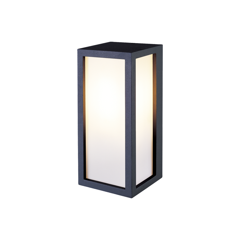RECTANGLE LUMINAIRE E27 18W IP54 RAL7016M HI5702GDS