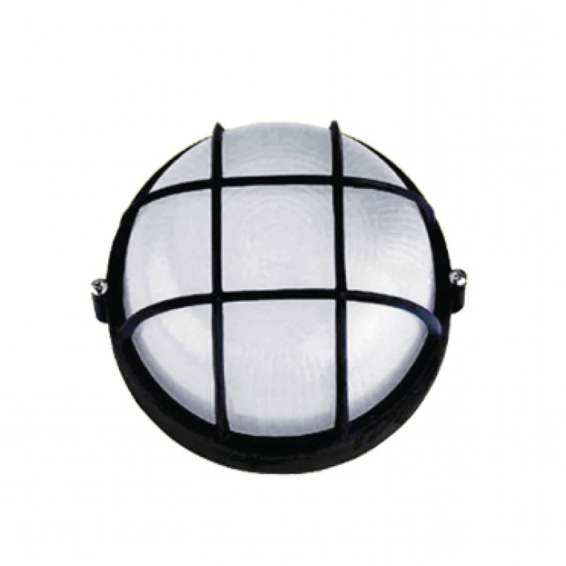 CEILING LAMP ΙΡ45 Ε27 60W BLACK RAL C0026 HI5011BMS