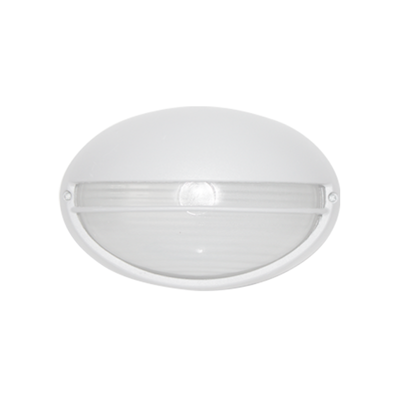 WALL LAMP OVAL  21.5cm WITH COVER RAL WHITE C3619M HI5073WMS