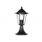 GARDEN LIGHT ΙΡ44 Ε27 60W BLACK RAL C0026 HI6023BMS
