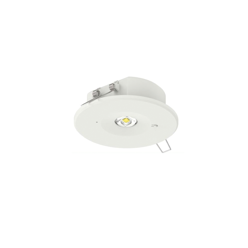 NON-MAINTAINED EMERGENCY LED LUMINAIRE IP20 1.2W 3HRS 150LM 6000K 230V AC, WITH TEST BUTTON LYR160