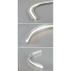 FLEXIBLE TRIMLESS ALUMINUM PROFILE P135FL WITH SILICON OPAL DIFFUSER 2m/pc P135FL FLEXIBLE TRIMLESS ALUMINUM PROFILE P135FL WITH SILICON OPAL DIFFUSER 2m/pc P135FL
