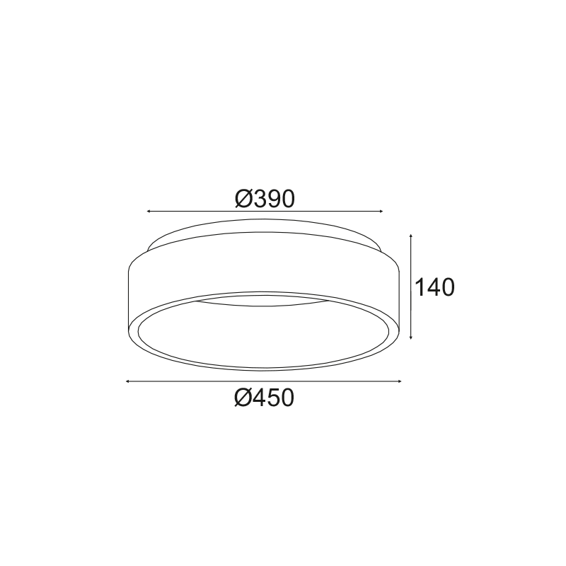CEILING LIGHTING LED 36W CCT 3670LM BLACK METALLIC D45XH14CM APOLLO BR81LEDC45BKCCT CEILING LIGHTING LED 36W CCT 3670LM BLACK METALLIC D45XH14CM APOLLO BR81LEDC45BKCCT