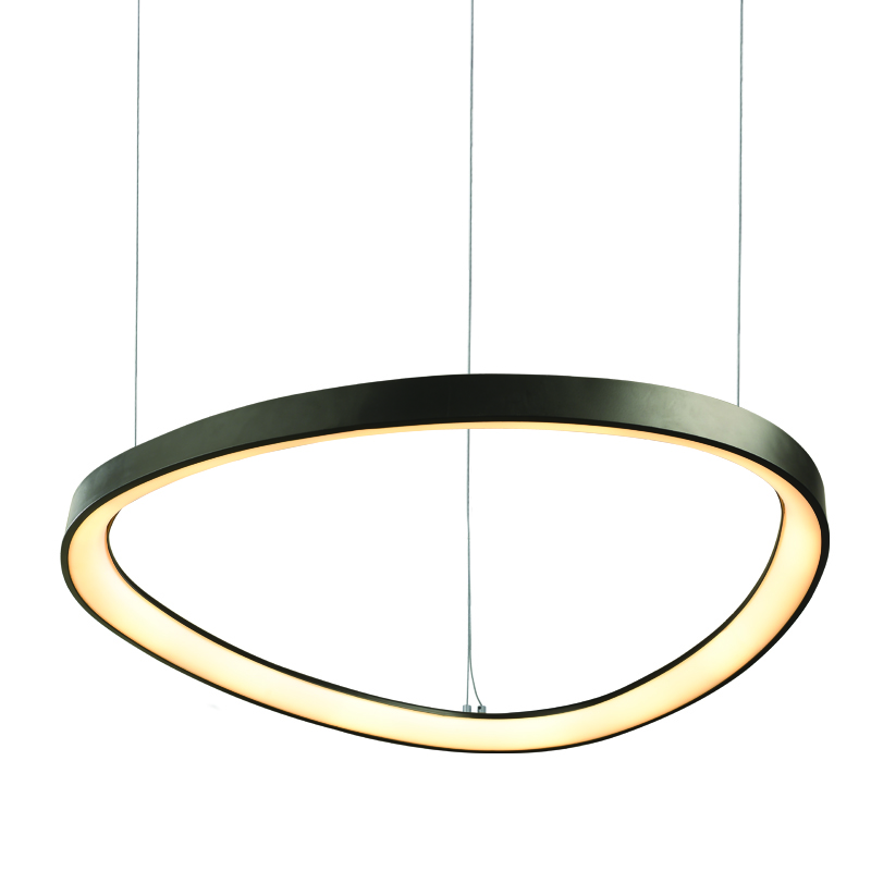PENDANT LIGHTING LED 44W CCT 4670LM HARMONY BLACK ALUMINUM IP20 D60XH120CM BR97LEDP60BKCCT