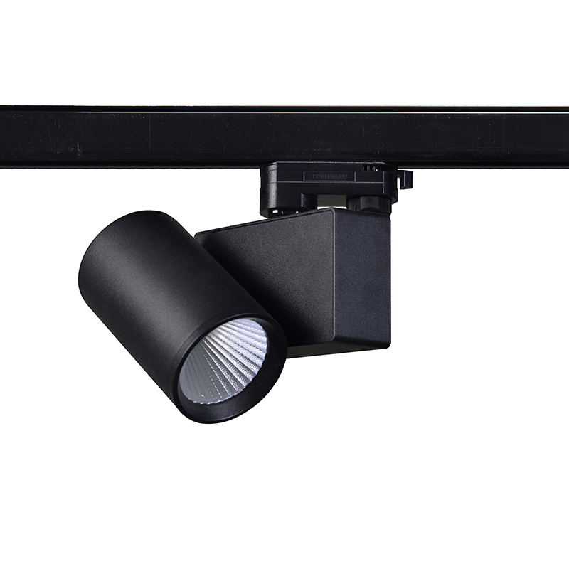 ΑΜΜΩΔΕΣ ΜΑΥΡΟ LED ΣΠΟΤ ΡΑΓΑΣ 20W 4000K 3-PHASE 38° 2400LM 230V AC Ra80 5YRS LISOR2040B4N