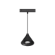 MINI BLACK MAGNETIC PENDANT LUMINAIRE 24V DC 2W 3000K 160LM 36° RA90 5 YRS Φ45*35,5(1000)ΜΜ TCOP230B