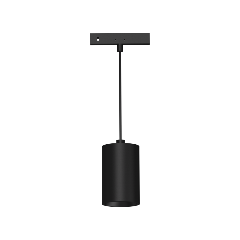MINI BLACK MAGNETIC PENDANT LUMINAIRE 24V DC 5W 4000K 540LM 38° RA90 5 YRS Φ35,5*55(1000)ΜΜ THUBEP540B