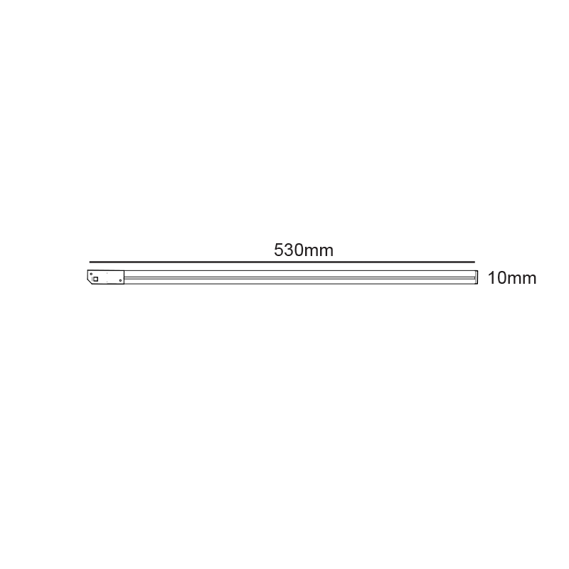 MINI NEON MAGNETIC LUMINAIRE 24V DC 6W 3000K 180LM 110° RA90 5 YRS L530MM TNEO630B