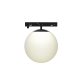 MINI BLACK MAGNETIC LUMINAIRE 24V DC 7W 3000K 650LM 230° RA90 5 YRS Φ100MM OPAL GLASS TOB730B