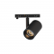 MINI BLACK MAGNETIC SPOT 24V DC 9W 4000K 870LM 38° RA90 5 YRS Φ45*70(102)ΜΜ TON940B
