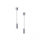 HANGING KIT(SETS 2 PCS) FOR MINI BLACK MAGNETIC TRACK TMS*MB WITH 2M STEEL BLACK WIRE & INSTALLATION ACCESSORIES TMHKB