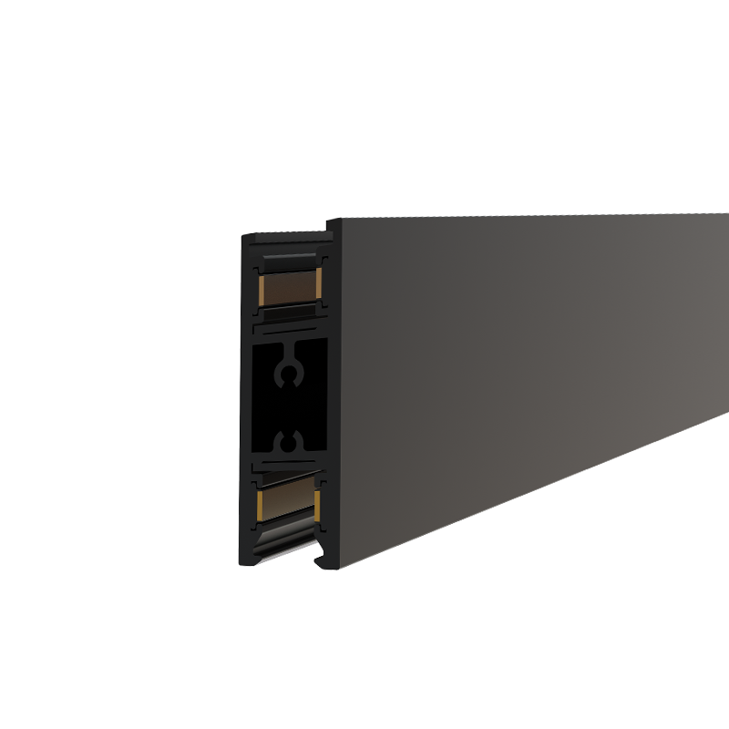 MINI MAGNETIC UP/DOWN TRACK 24V DC 2M BLACK TMUD2MB