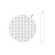 LED GYPSUM CEILING-WALL LIGHT NATURAL 32W 967Lm 3000K D600Χ70 MOND G8984LED