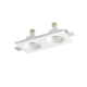 ROUND DOUBLE GYPSUM TRIMLESS SPOTLIGHT 260*130*45 REMY 2*GU10 G90032D