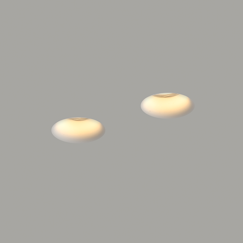 ROUND DOUBLE GYPSUM TRIMLESS SPOTLIGHT 260*130*45 REMY 2*GU10 G90032D