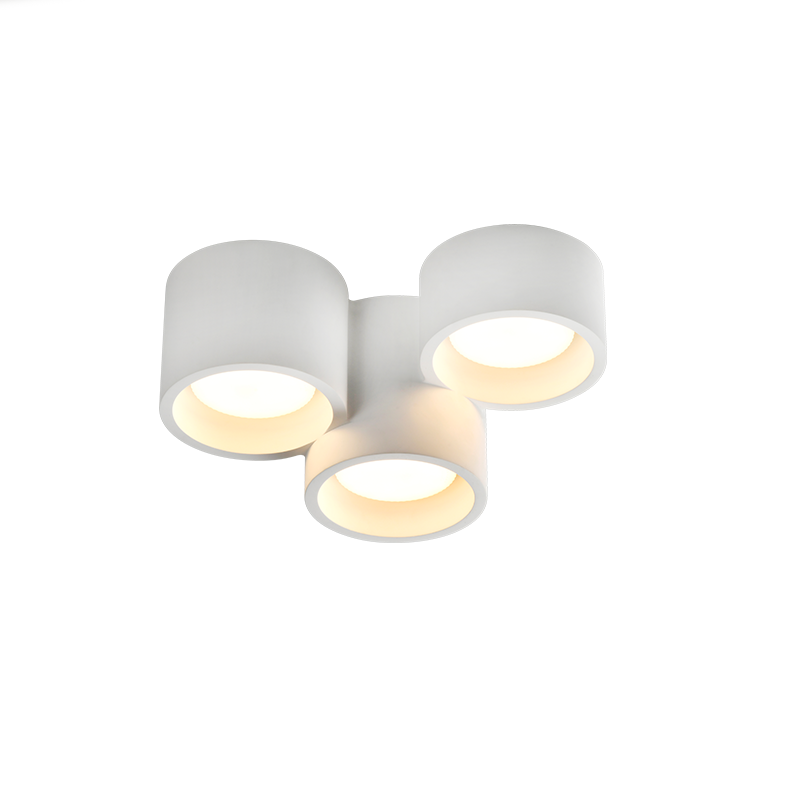 GYPSUM 3 ROUNDS CEILING LIGHT NATURAL 260*170*150 GENI 3*GX53 G96013