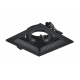 BLACK COLOR SPOT 1xGU10 130x130 XMGU1B