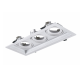 WHITE COLOR SPOT 3xGU10 130x320 XMGU3W