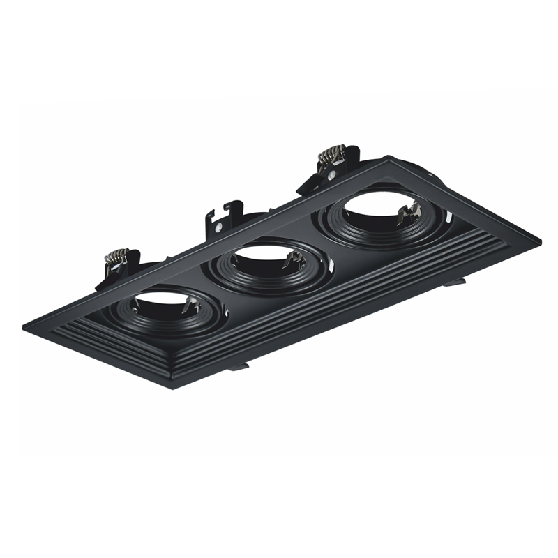 BLACK COLOR SPOT 3xGU10 130x320 XMGU3B