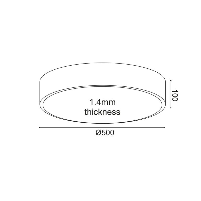 CEILING LUMINAIRE LED 50W 4800LM CCT WHITE METAL D50XH10CM OPTIMUS HM29LEDC50WHCCT CEILING LUMINAIRE LED 50W 4800LM CCT WHITE METAL D50XH10CM OPTIMUS HM29LEDC50WHCCT