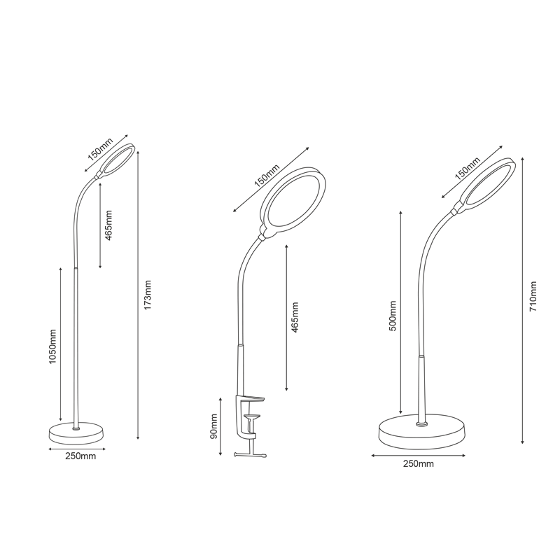 LED DESK LAMP 3 IN 1 BLACK ABS+ALUMINIUM CCT STEP DIMMABLE 32Χ40Χ7 STEFAN SF501ALL LED DESK LAMP 3 IN 1 BLACK ABS+ALUMINIUM CCT STEP DIMMABLE 32Χ40Χ7 STEFAN SF501ALL