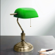 DESK LAMP 1XE27 GREEN GLASS PATINA BRASS METAL 250X300 PRESTIGE SF2007GR DESK LAMP 1XE27 GREEN GLASS PATINA BRASS METAL 250X300 PRESTIGE SF2007GR