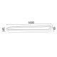 CEILING LIGHTING LED 41W DIM CCT 3650LM SOLO METAL WHITE IP20 100X14X6CM BR20LEDC100WHDCCT