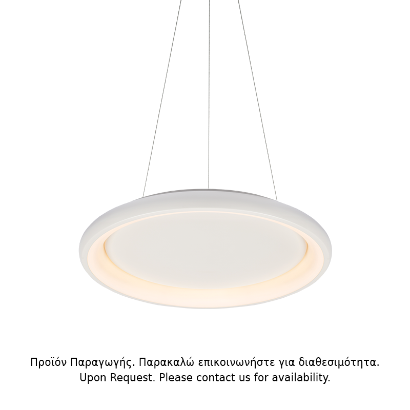 PENDANT LUMINAIRE LED 36W CCT 3470LM WHITE METAL D41XH120CM DIANA BR71LEDP41WHCCT PENDANT LUMINAIRE LED 36W CCT 3470LM WHITE METAL D41XH120CM DIANA BR71LEDP41WHCCT