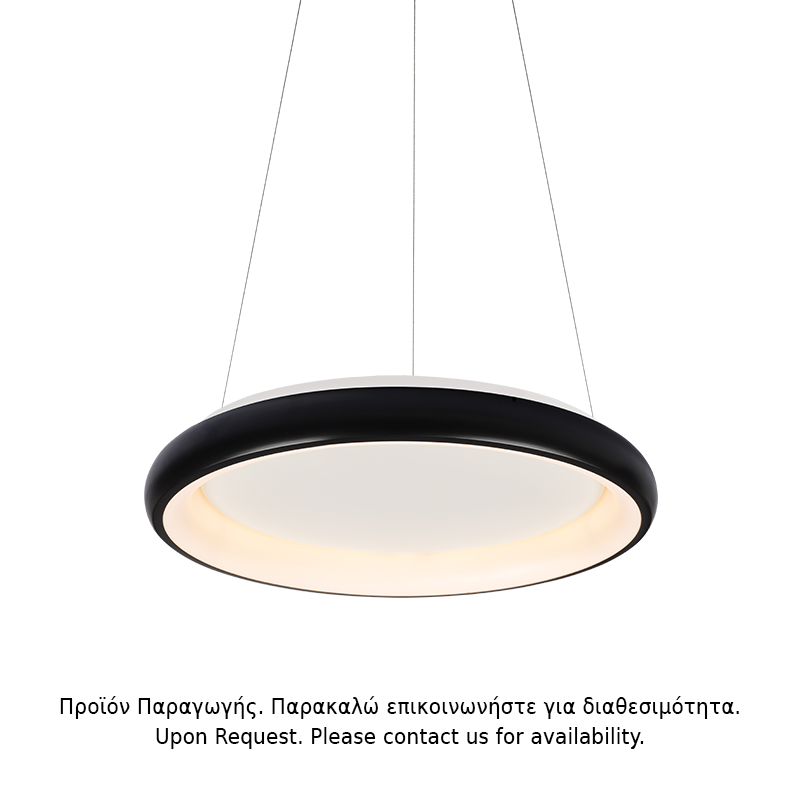 PENDANT LIGHT LED 45W DIMMER CCT 3600LM BLACK METAL D61XH8,5CM DIANA BR71LEDP61BKCCTD