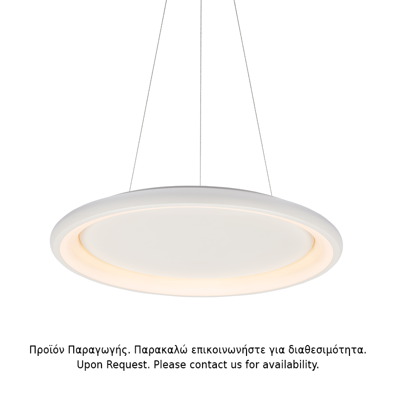 PENDANT LIGHT LED 73W DIMMER CCT 5250LM WHITE METAL D81XH8,5CM DIANA BR71LEDP81WHCCTD