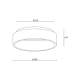 CEILING LIGHT LED 73W CCT 5450LM BLACK METAL D78XH14CM APOLLO BR81LEDC78BKCCT CEILING LIGHT LED 73W CCT 5450LM BLACK METAL D78XH14CM APOLLO BR81LEDC78BKCCT