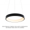 PENDANT LIGHT LED 73W DIMMER CCT 5450LM BLACK METAL D78XH14CM APOLLO BR81LEDP78BKCCTD