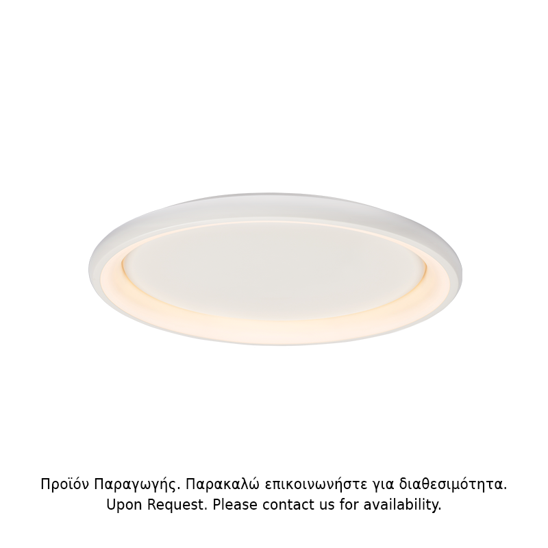 CEILING LIGHT LED 45W DIMMER CCT 3600LM WHITE METAL D61XH8,5CM DIANA BR71LEDC61WHCCTD