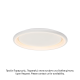 CEILING LIGHT LED 45W DIMMER CCT 3600LM WHITE METAL D61XH8,5CM DIANA BR71LEDC61WHCCTD