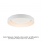 CEILING LIGHT LED 73W DIMMER CCT 5450LM WHITE METAL D78XH14CM APOLLO BR81LEDC78WHCCTD