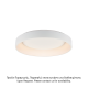 CEILING LIGHT LED 73W DIMMER CCT 5450LM WHITE METAL D78XH14CM APOLLO BR81LEDC78WHCCTD