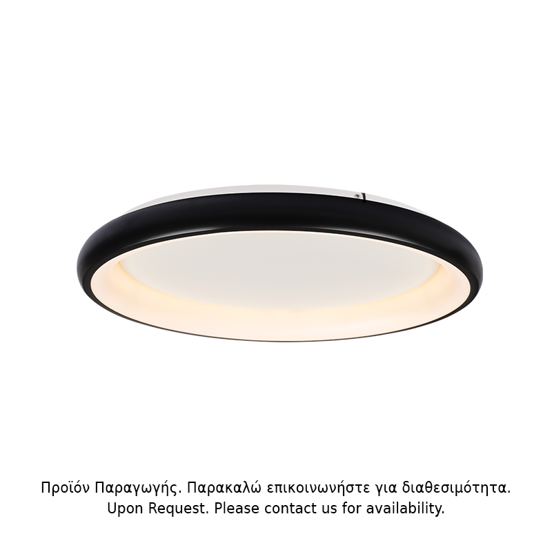 CEILING LIGHT LED 73W DIMMER CCT 5250LM BLACK METAL D81XH8,5CM DIANA BR71LEDC81BKCCTD