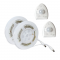 LED SMD DIMMABLE STRIP KIT 2X1.2M 2X5.8W 2X570LM IP65 NANO 3000K WITH 2 SENSORS & 12V DC PLUG DRIVER SLIPO3