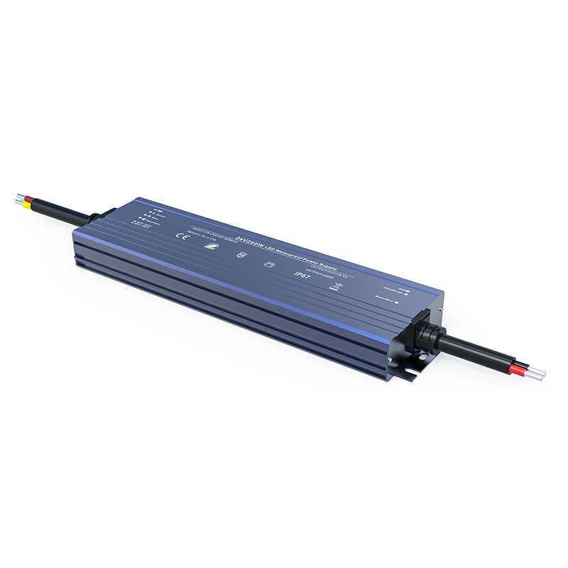LED CV METAL DRIVER 200W 230V AC- 12V DC 16.7A IP67 5YRS W200CV12N