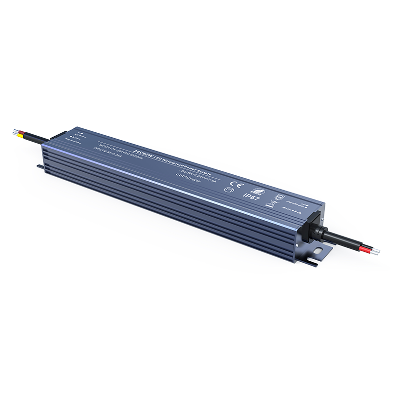 LED CV METAL DRIVER 60W 230V AC- 24V DC 2.5A IP67 5YRS W60CV24N