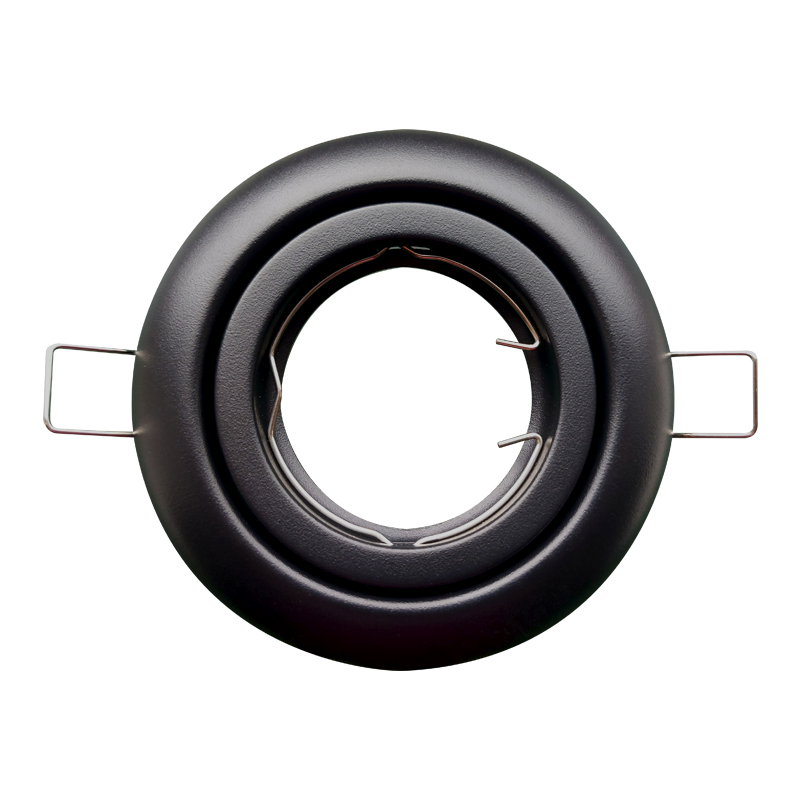 ROUND MOVABLE RECESSED SPOT SAND MATT BLACK AC.04533WBMS