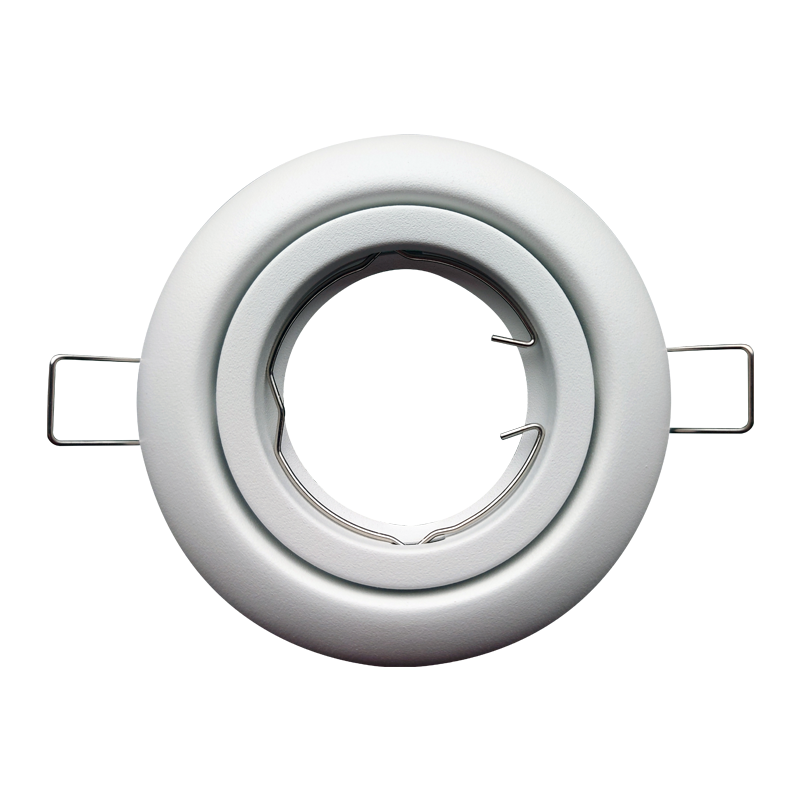 ROUND MOVABLE RECESSED SPOT SAND MATT WHITE AC.04533WMS