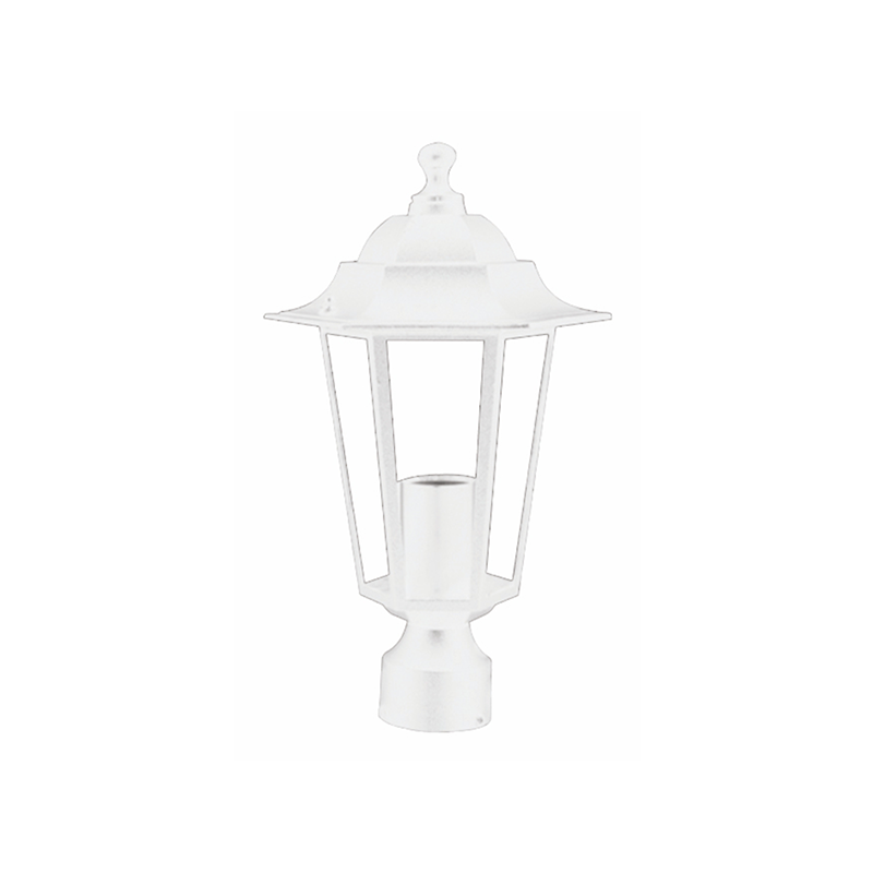 LANTERN HEAD FOR SMALL COLUMN IP45 WHITE HI6024WMS