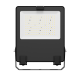 LED floodlight, 100W, 220-240v, CRI>70, 155lm/W,110° tempered glass, 5 years warranty, IP66, IK08, 4000K VADER10040
