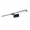 WALL MOUNTED LIGHTING LED 12W 780LM 3000K BLACK ALUMINUM 610Χ140Χ55ΜΜ PAPIGION PN1403LEDW61BK