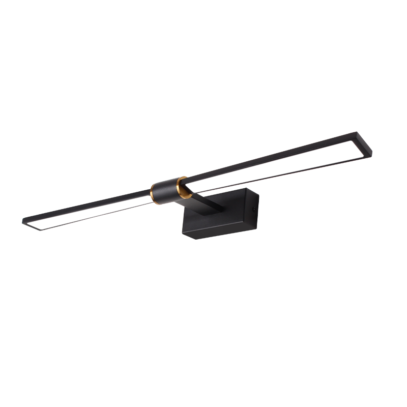 WALL MOUNTED LIGHTING LED 12W 780LM 4000K BLACK ALUMINUM 610Χ140Χ55ΜΜ PAPIGION PN1404LEDW61BK