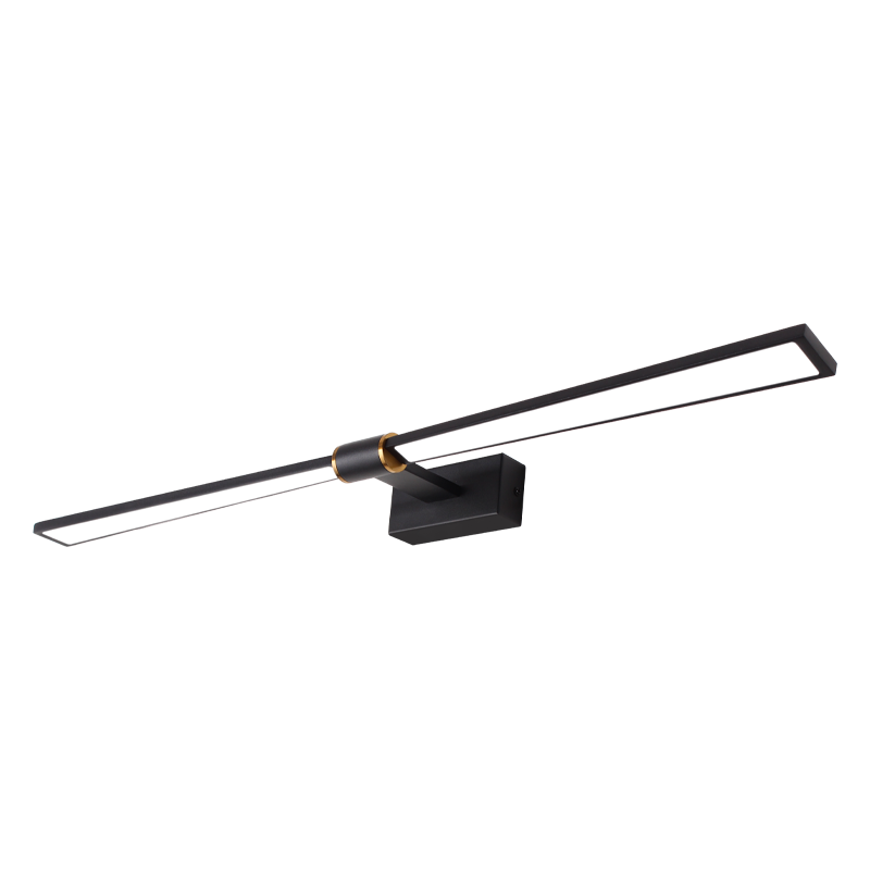 WALL MOUNTED LIGHTING LED 18W 1170LM 4000K BLACK ALUMINUM 810Χ140Χ55ΜΜ PAPIGION PN1404LEDW81BK